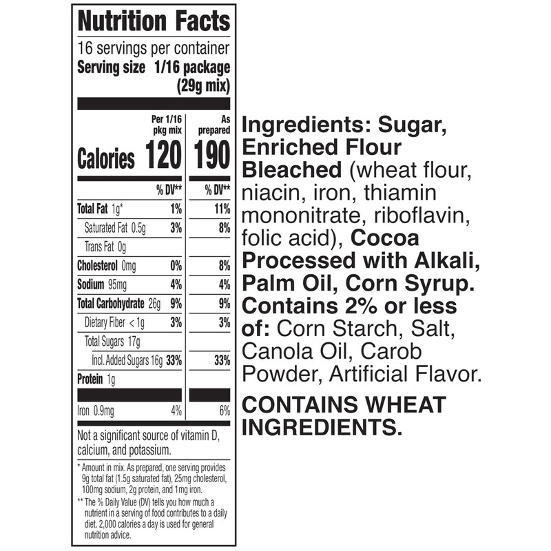 Betty Crocker Favorites Fudge Brownie Mix, Family Size, 16.3 oz