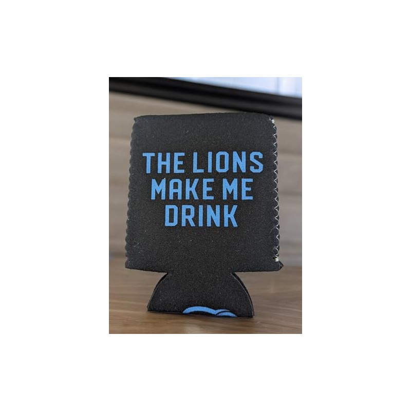 The Lions Make Me Drink Logo Insulated Can Wrap Scuba