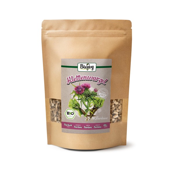 Biojoy Organic Burdock Root Tea (500g), Dried and Finely Cut
