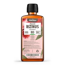 Organic Castor Oil 250 ml - 100% Pure, Natural and Cold Pressed - Eyelashes, Eyebrows, Hair, Beard, Nails