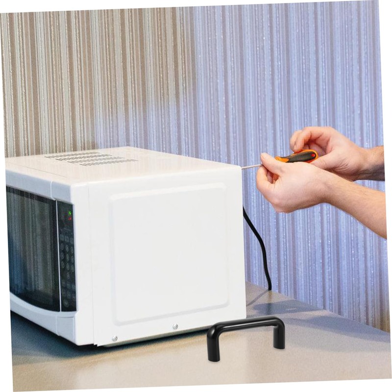 TEHAUX Industrial U Shaped Pull Handle Hole Centers Ergonomic Grip