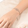 LAXPICOL Silver Bracelet for Women,Hypoallergenicity Infinity Bracelet For Women, Adjustable