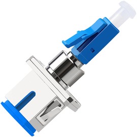 Fibre Optic Adapter SC/APC Female to LC/APC Male Singlemode, LC to SC Adapter for Durable and Fast Fibre Optic Coupling Low Loss (SC/APC-LC/APC)