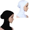 chiwanji Set of 2 Muslim Head Cover Hijab Cap Islamic