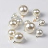 20 Pcs Small Pearl Buttons Round Pearl Bridal Buttons Crystal