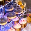 weddingwish Cupcake Stand, 4-Tier Square Acrylic Cupcake Display Stand with