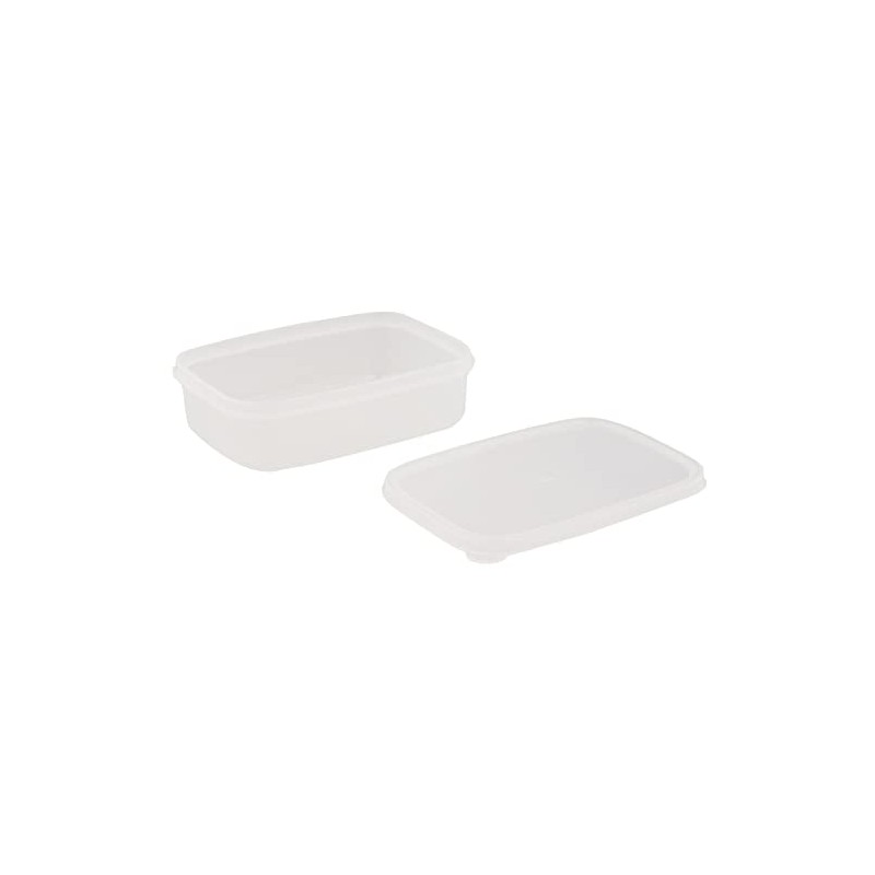 Nagao S-53 Storage Container, Easy to Clean, Square, Polypropylene, 12.8