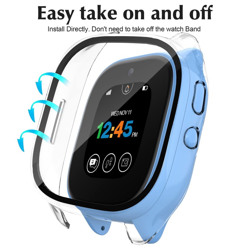 Kuaguozhe Tempered Glass Screen Protector Only Compatible for Gizmo Watch