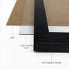pf+a REAL GLASS 7 inch Vinyl Frame - Oxford Black