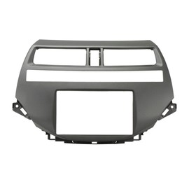 Scosche HA1707DCDGB Double DIN Radio Install Dash Kit Compatible with Select 2008-2015 Honda Accord with Dual Climate Control - Aftermarket Car Stereo Installation Kit - See Fit Guide Image for Notes