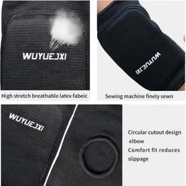 Elbow Pads with Thicken Sponge Padding Breathable Stretchy Cotton Elbow Pads for Kids Child Girls Boys Teens Youth, Elbow Brace for Cycling Crawl Baseball Hockey Volleyball