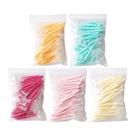 MS interdental brush L type 50 pieces / 엠에스 치간칫솔 L형 50개입 X 2팩(총100P) 국내생산/대용량/공장직판, S(1.0mm)