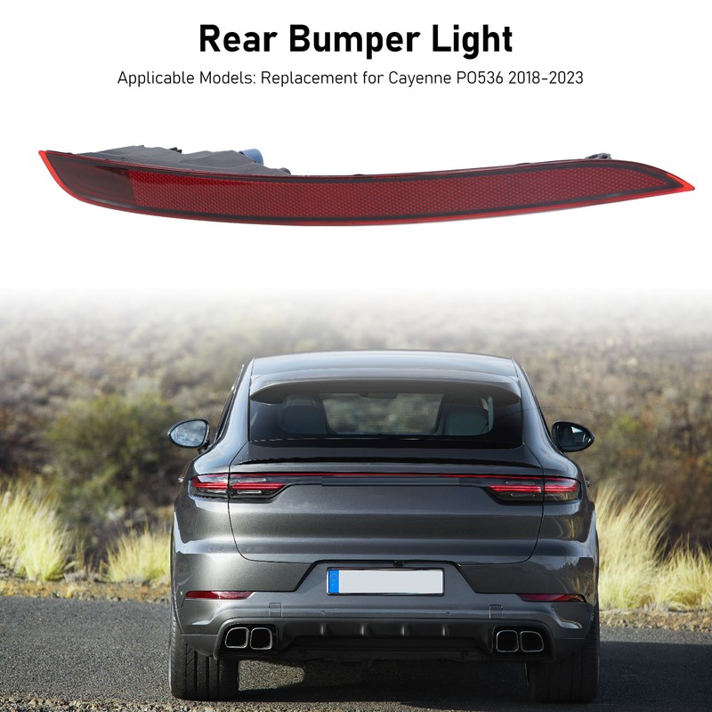 Rear Bumper Light Red Housing Bumper Indicator Reflector Replacement For
