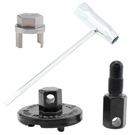 Windance 14mm Piston Stop Chainsaw Wrench Clutch Flywheel Removal Puller Tool Kit Fit for Husqvarna Rancher 340 345 346 350 351 353 445 450 455 460 502 2 Cycle 502541601 502541000 502541603 (Black)