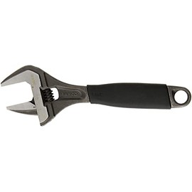 Bahco 9031 R US Black X-Wide Adjustable Wrench Ergo, 8"
