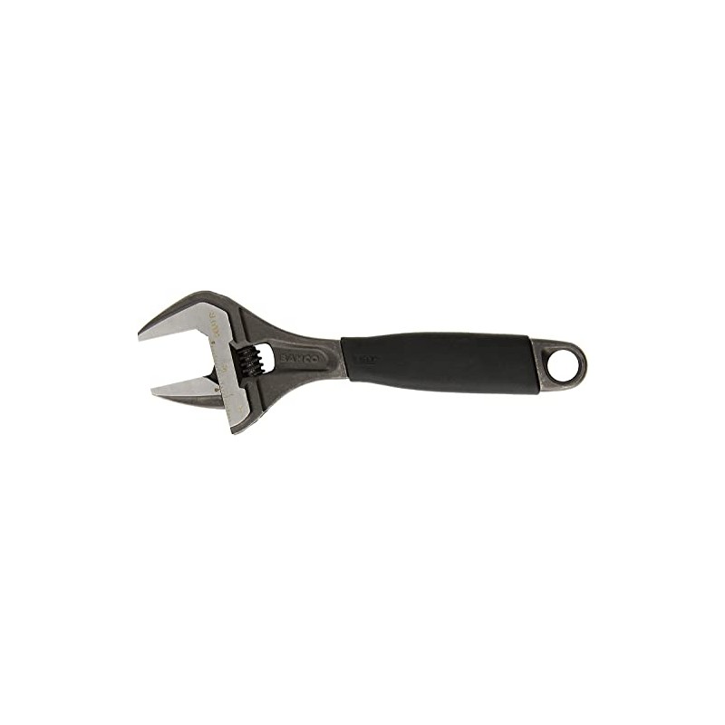 Bahco 9031 R US Black X-Wide Adjustable Wrench Ergo, 8"