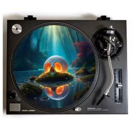 Universal DJ Record Mat, Turntable Slipmat for Vinyl Records, Birthday gift, dj aesthetic