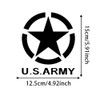 2Pack US Army Star 4.92"x5.91" Vinyl Decals for Cars, Trucks,