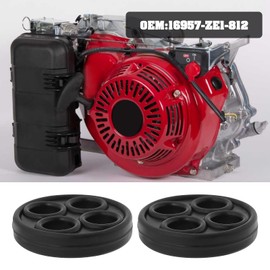 eMagTech 4-Piece Engine Gasket Gasket Fuel Tap Gasket Carburetor Gasket Replacement Part 16957-ZE1-812 Compatible with Honda GX Series