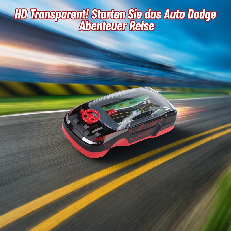 Handheld Racing Car Game for Children - Portable Double Player