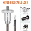 KONG MING CAR Cable Lock Bicycle Lock - Hidden Handlebar