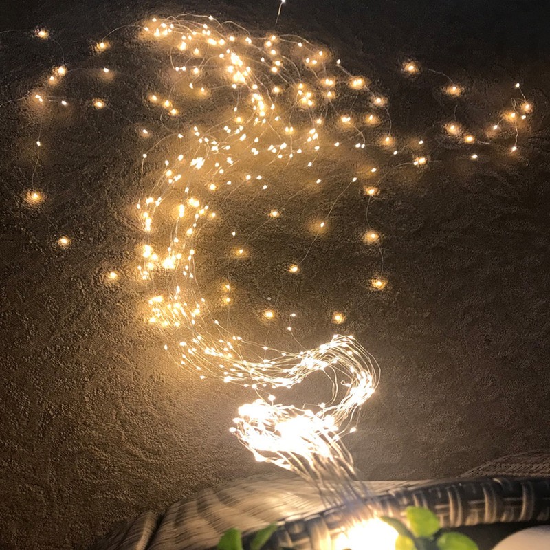 2M 200LED String Light Flexible Copper Wire for Christmas Holiday