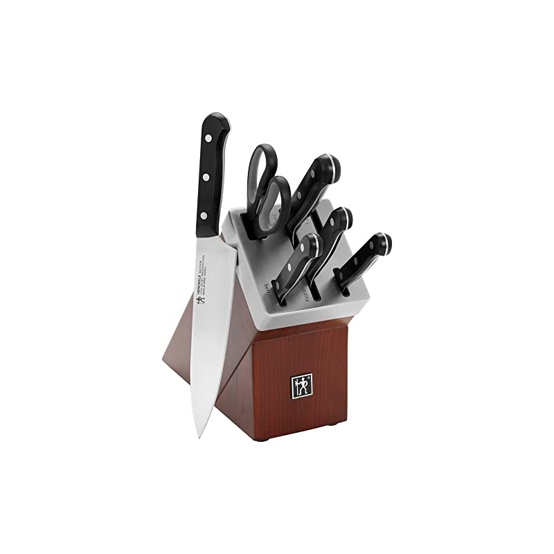 HENCKELS Solution Knife Block Set, 7-pc, Brown