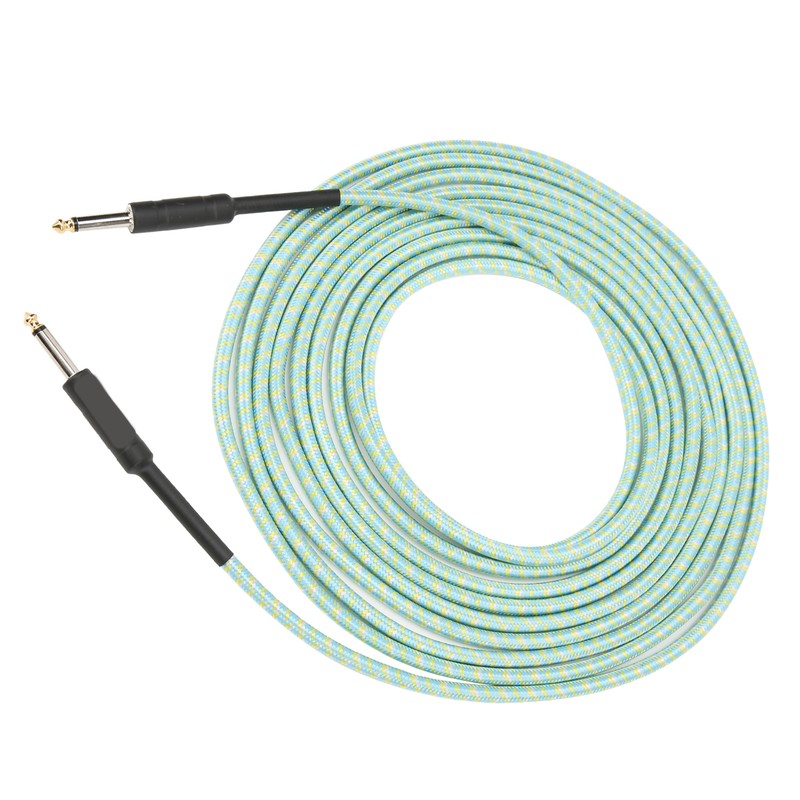 Musical Instrument Cable Braided Shielding Audio Extension Cord with NickelPlated