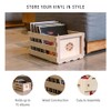 Crosley AC1004A-NA Record Storage Crate Holds Up to 75 Albums,