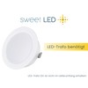 Sweet Led Flat Recessed Light 12 V IP44 Furniture Recessed