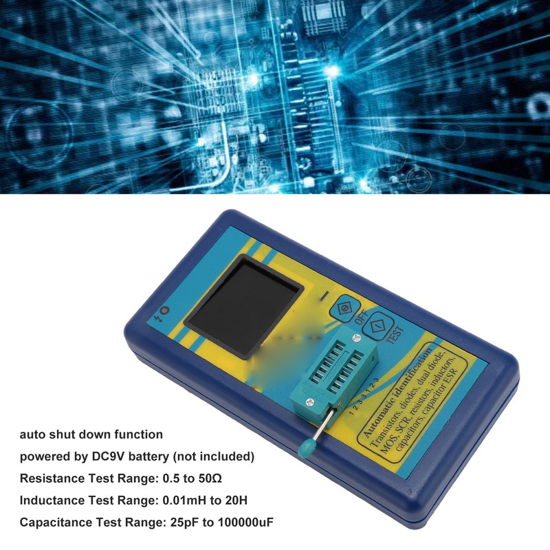 Transistor Tester 1.8 Inch TFT Color Screen NPN PNP Auto