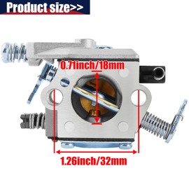 QAZAKY MS250 Carburetor for 021 023 025 MS210 MS230 MS230C MS250 MS250C Chainsaw WT-286 WT-215 Zama C1Q-S11E C1Q-S11G 1123-120-0603 1123-120-0605 Carb
