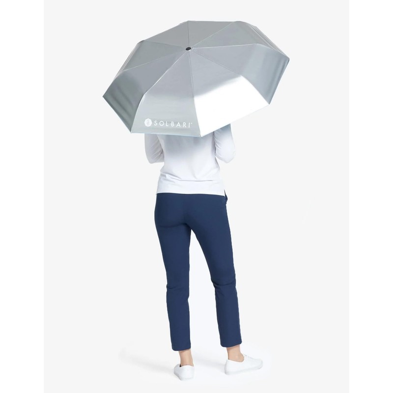 Solbari Compact Sun Protective Umbrella UPF50+ SUMMERLEMON 46"