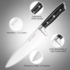 KATISUN Knife Sets 15 Pieces for Kitchen with Block, German