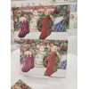 Set of 3 - Christmas Holiday Stockings Portfolio Boxed Note