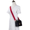 Allzedream Crossbody Bag Strap Soft Adjustable Replacement Purse Straps (Red)