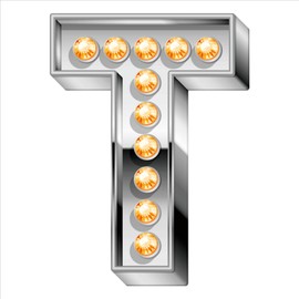 Kidstique | Large Flat Cardboard Cut Out Letters, Numbers | Various Rendered Designs, Patterns, and Color | Custom Decorative Letters & Numbers | Waterproof | (Silver Vanity Light, 48inches)