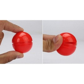 Vaguelly 25pcs Bingo Balls Raffle Balls Balls Openable 40MM Table Activity Balls Plastic Hollow Pong Balls for Raffles Bingo Game Entertainment DIY Project, Red Outdoor Decor