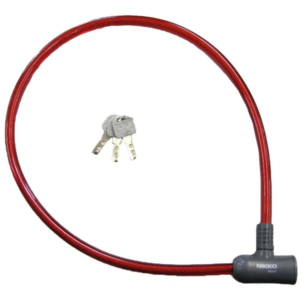 nikko- (Nikko) Wire Lock dyinpuruki- n649 W900/φ 12 X 900 mm Red