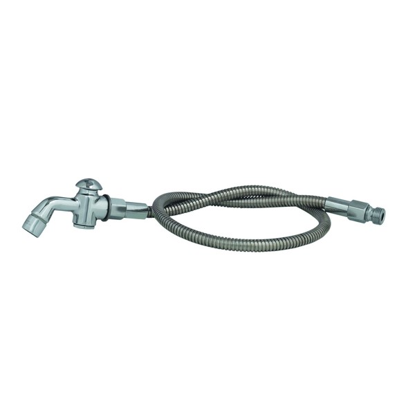 T&S Brass B-0101-A Spray Valve W/ Aerator, 36 Flexible Stainless
