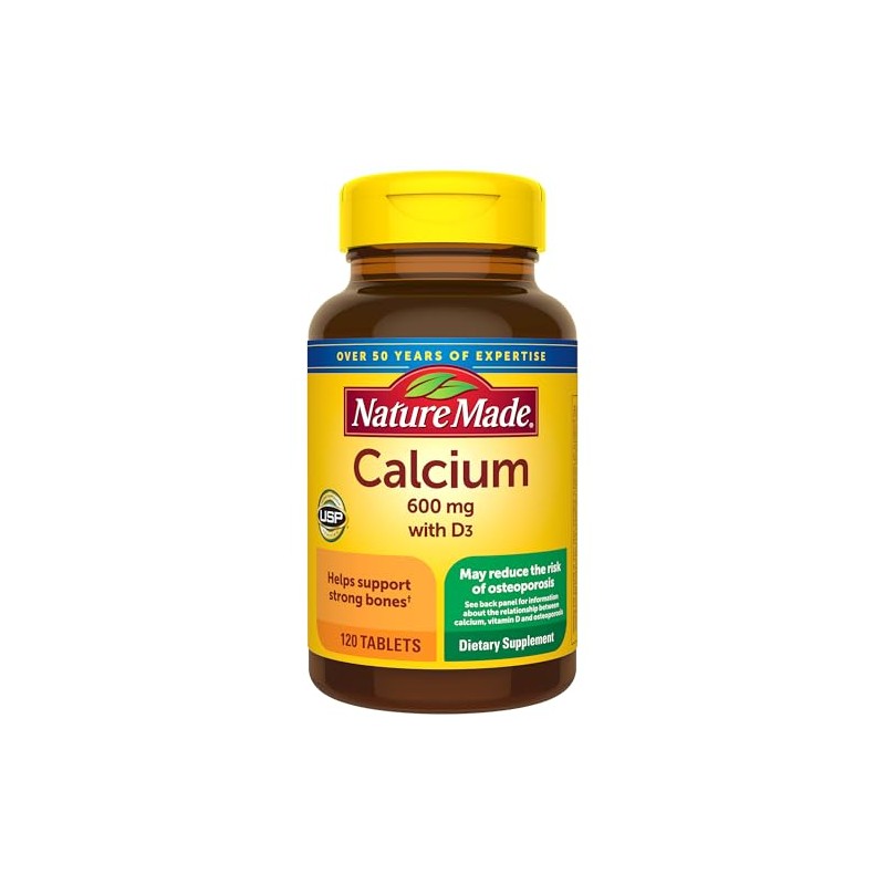 Nature Made Calcium (Carbonate) 600 mg w. D3 400 IU