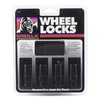 Gorilla Automotive 76641NBC Black 14mm x 1.50 Thread Size Chrome
