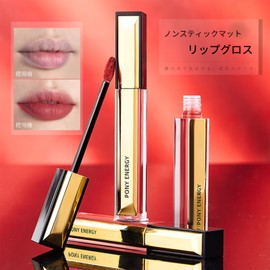 SWEET NIGHT Lip Matte Lip Gloss - 6 Colors Glossy & High Color,Light Fit,Long Lasting and Dry Free (Light Rose)