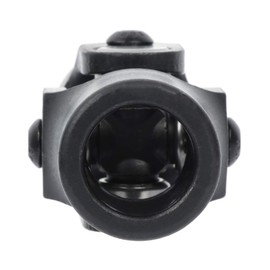 ROADFAR Steering Shaft U-joint 3/4"-36 Spline * 3/4" DD Black Single U-Joint Shaft 83mm
