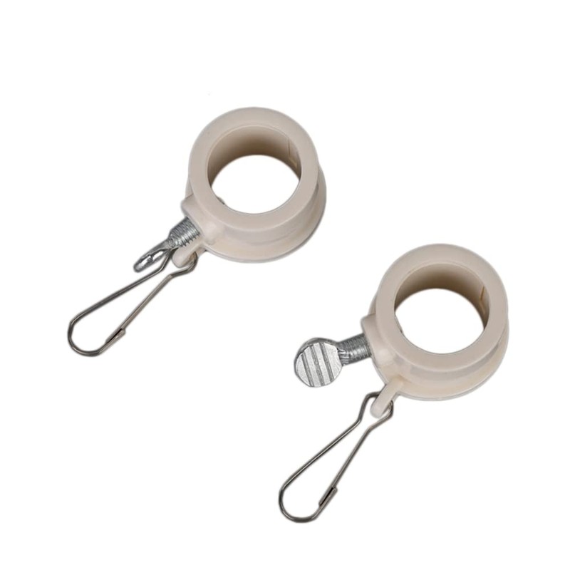 TopHomer Flagpole mounting ring clip, 2 pieces 1 inch rotating