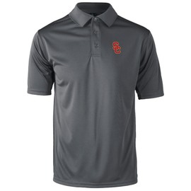 dunbrooke USC Trojans Edge Anti-Snag Polo, Grey, Medium