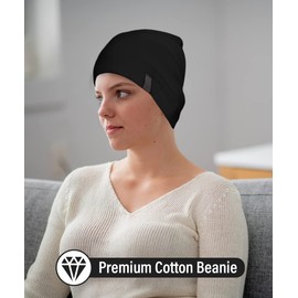 Revony Chemo Beanie Cap - Soft and Skin Friendly - 100% Cotton Maroon