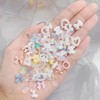 Dokpav 500 Pcs 3D Nail Charms, Assorted Shapes Resin Nail