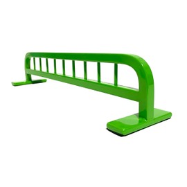 FLVFF Fingerboard Rail Bike Rack Metal Solid Steel Grind Rails Ramp and Skate Parks (BR2) (Green)