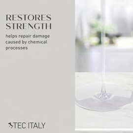 Tec Italy Massimo Repair Shampoo for Over Processed Damaged Hair Strengthening Formula Helps Reduce Breakage Enhance Shine UV Protection Gentle Cleanser Daily Hair Care 10.14 fl oz Size Care